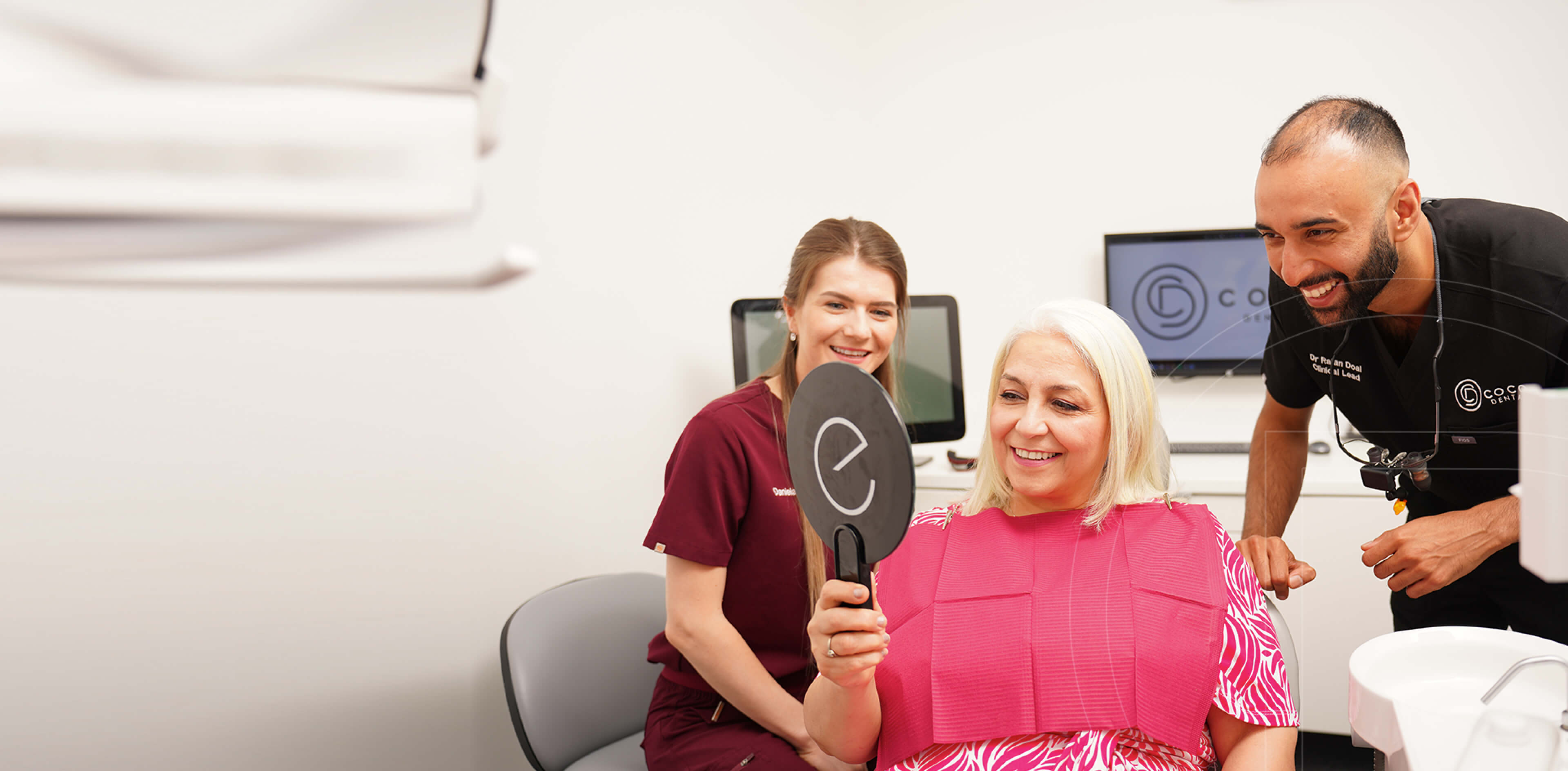 healthy smile after professional dental treatment